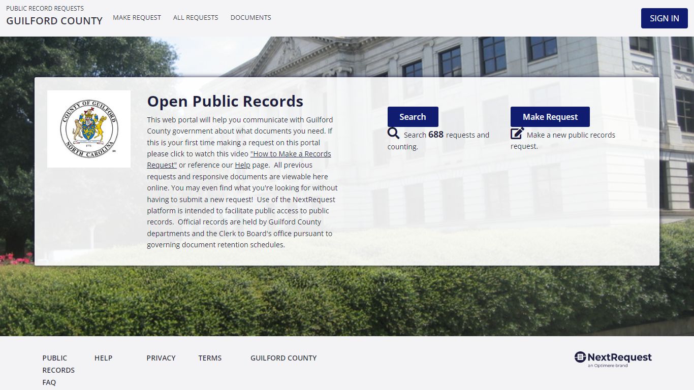 Open Public RecordsNextRequest - Modern FOIA & Public Records Request ...